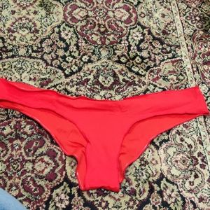 Rip curl scrunch bottoms red/orange